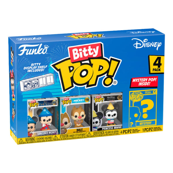 Bitty PoP! Disney Sorcerer Mickey 4-Pack