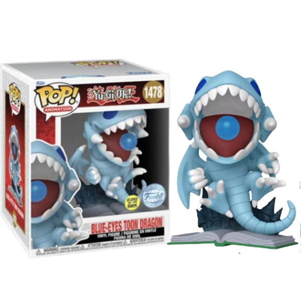 Funko PoP! Animation Yu-Gi-Oh! Blue-Eyes Toon Dragon #1478 (Funko Special Edition)