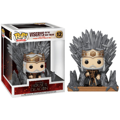 Funko PoP! Deluxe Game of Thrones House of the Dragon Viserys on the Iron Throne #12