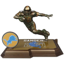 NFL SportsPicks Detroit Lions Barry Sanders Bronze Deco Gold Label