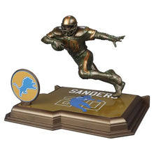 NFL SportsPicks Detroit Lions Barry Sanders Bronze Deco Gold Label