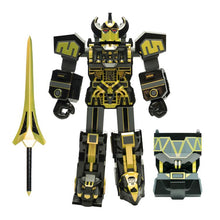 Ultimates! Mighty Morphin Power Rangers Super Cyborg Megazord (Black/Gold)