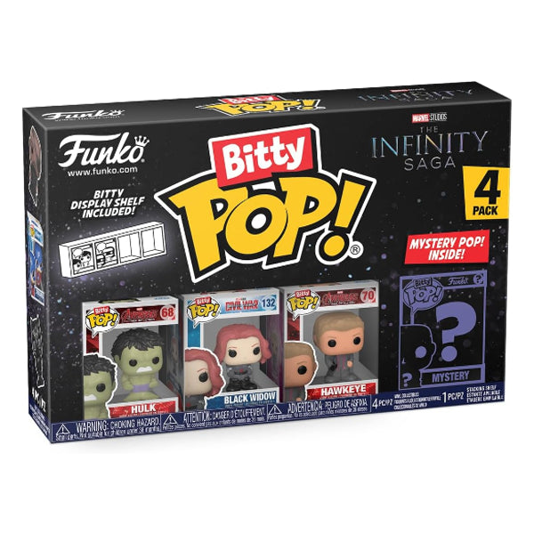Bitty Pop! Marvel the Infinity Saga 4-Pack Series 1