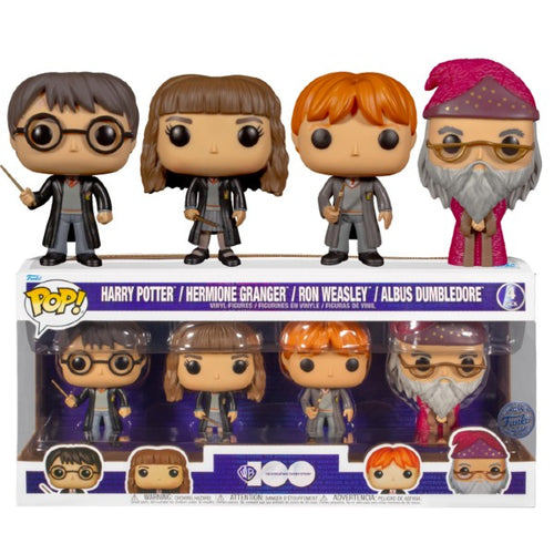 Funko PoP! Harry Potter / Hermione Granger / Ron Weasley / Albus Dumbledore (Funko Special Edition) 4-Pack