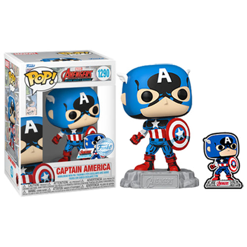 Funko PoP! Marvel Avengers Captain America #1290 (Funko Special Edition)