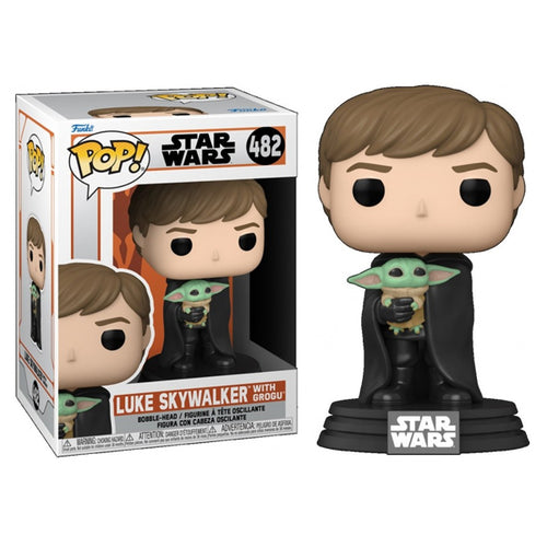 Funko PoP! Star Wars The Mandalorian Luke Skywalker with Grogu #482