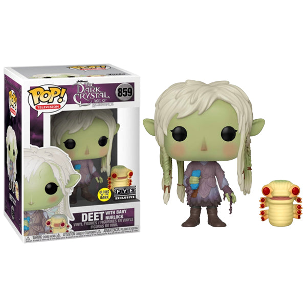 Funko PoP! Television The Dark Crystal Age of Resistance Deet with Baby Nurlock #859 (FYE Exclusive)