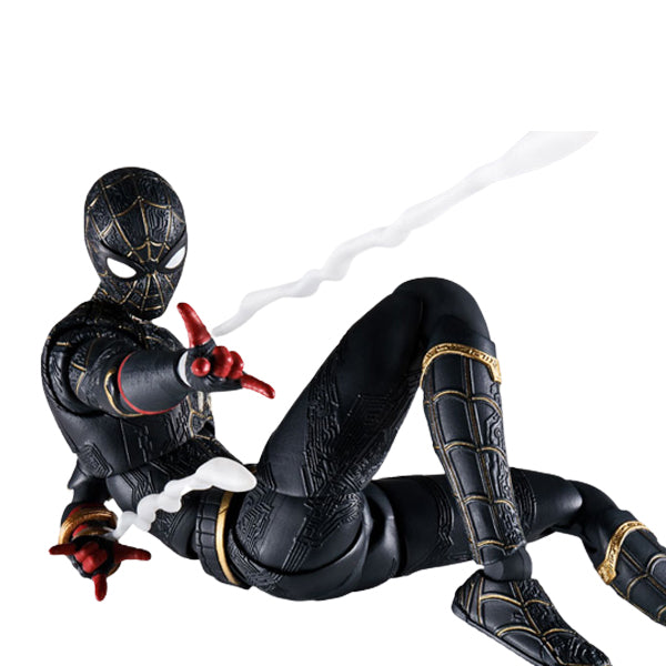 S.H.Figuarts Spider-Man No Way Home Spider-Man Black & Gold Suit – Poptopia