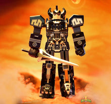 Ultimates! Mighty Morphin Power Rangers Super Cyborg Megazord (Black/Gold)