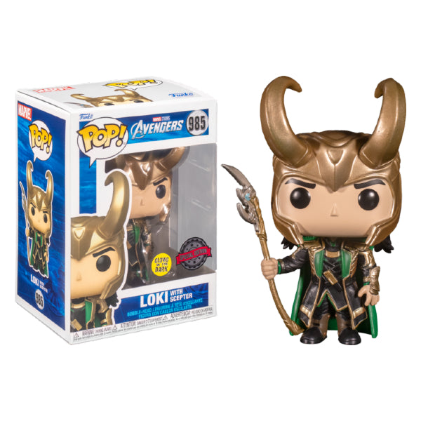 Funko PoP! Marvel Avengers Loki with Scepter #985 (Funko Special Edition)