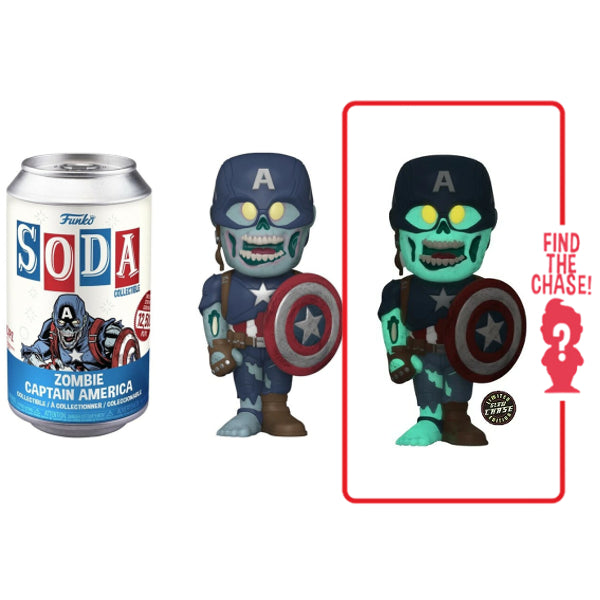 Funko Soda Marvel Zombie Captain America