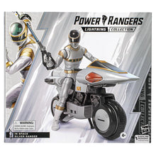 Power Rangers Lightning Collection Deluxe Silver Ranger and Silver Cycle