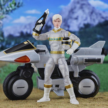 Power Rangers Lightning Collection Deluxe Silver Ranger and Silver Cycle