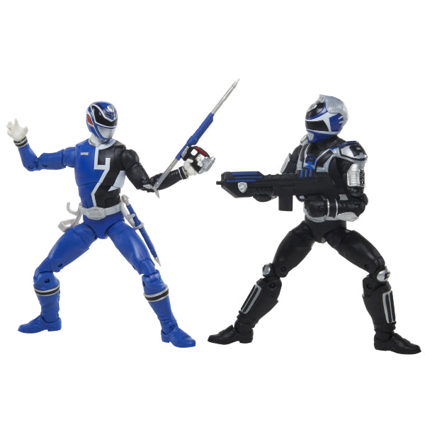 Power Rangers Lightning Collection S.P.D. B-Squad Blue Ranger VS A-Squad Blue Ranger Two-Pack